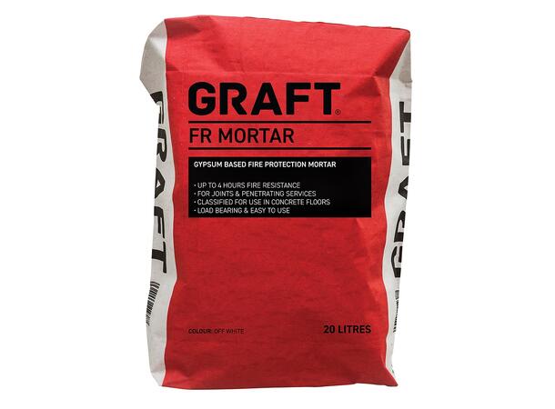 FR Gipsmørtel 20 ltr 63 sekker pr. pall 